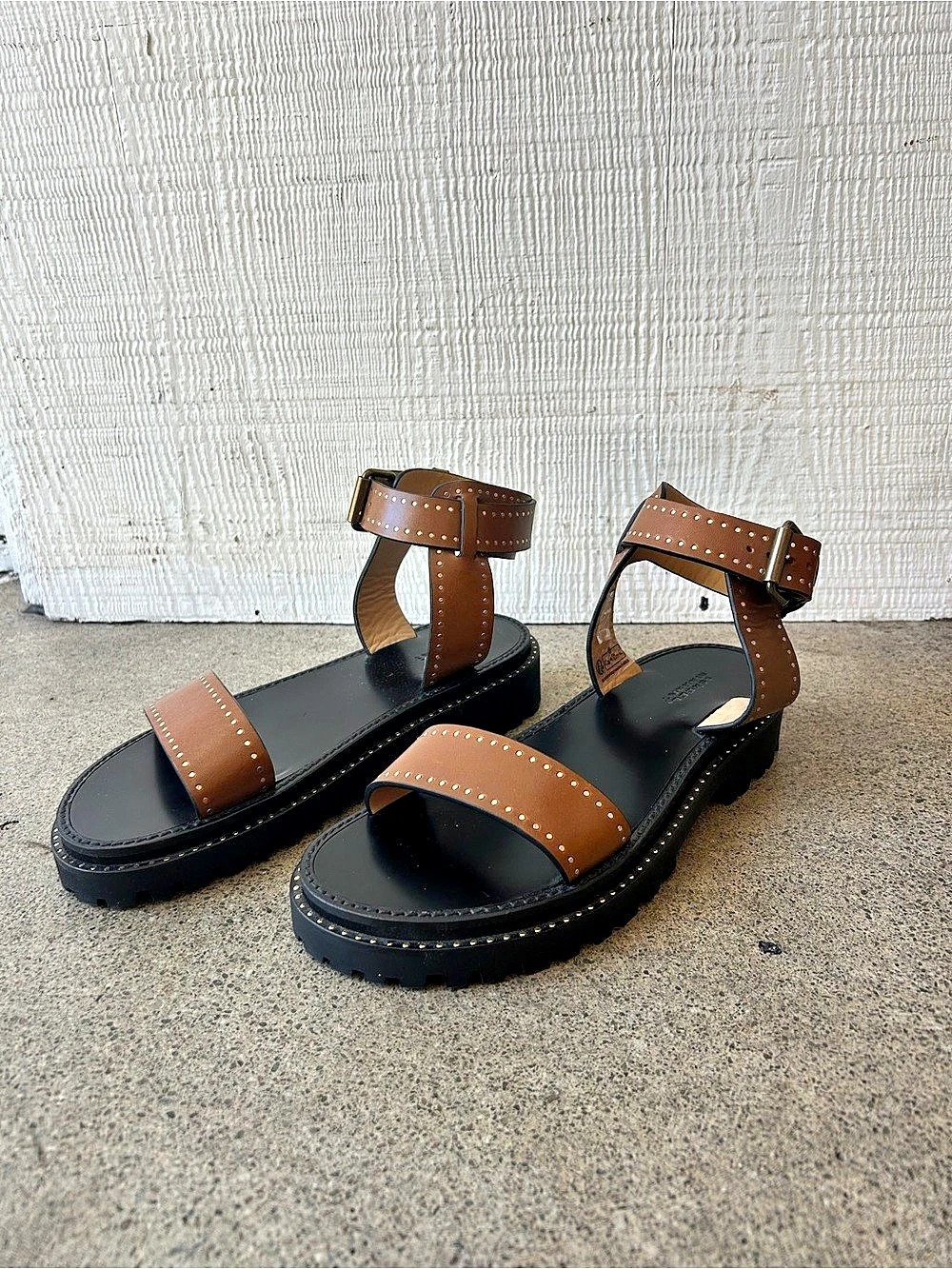 Isabel Marant Brown & Black Platform Sandals